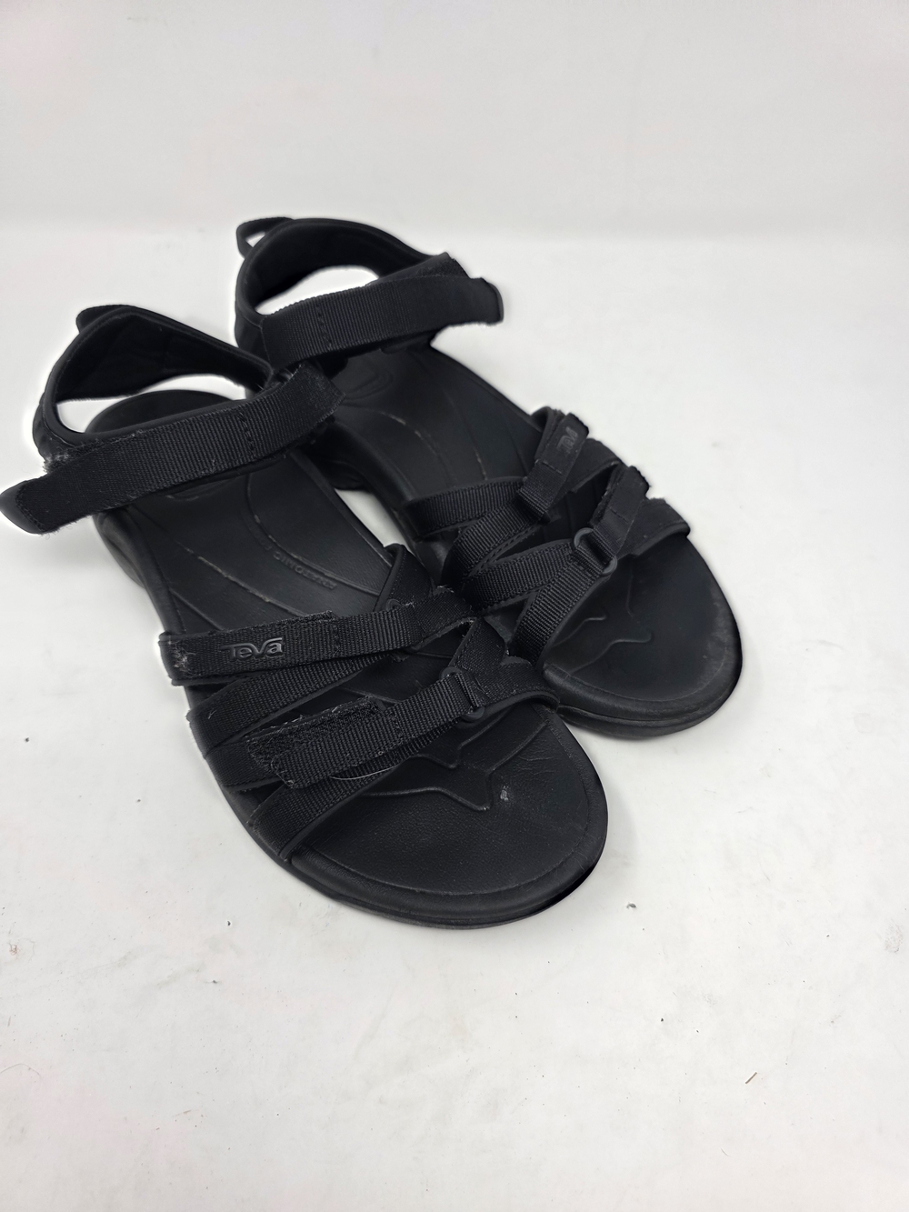 Teva Women’s Strappy Sport Sandals in Black